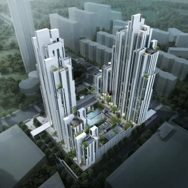 Sketchup Residential Model | Super high-rise apartments, residential buildings, modern style