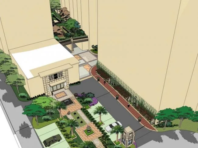 Sketchup Landscape Model | Residential Landscape, Residential Landscape, Modern Style