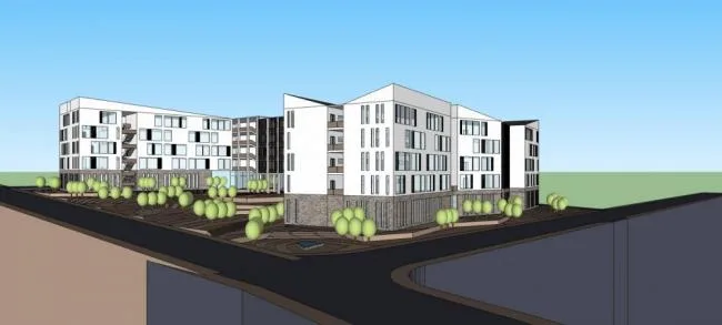 Sketchup School Model | Multi story School, Modern Style, Mountain, Educational Architecture