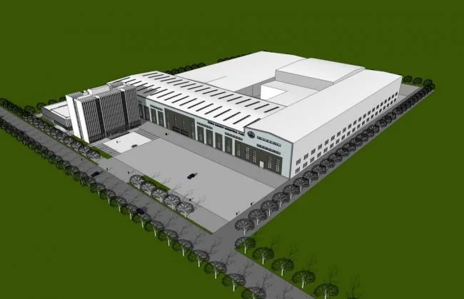 Sketchu Industrial Building | Multi story Building, Modern Style, Office Building, Industrial Architecture