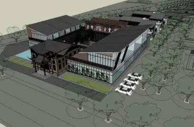 SketchUp Business Model: Modern Multi-Story Sales Department Design-BIM WORLD