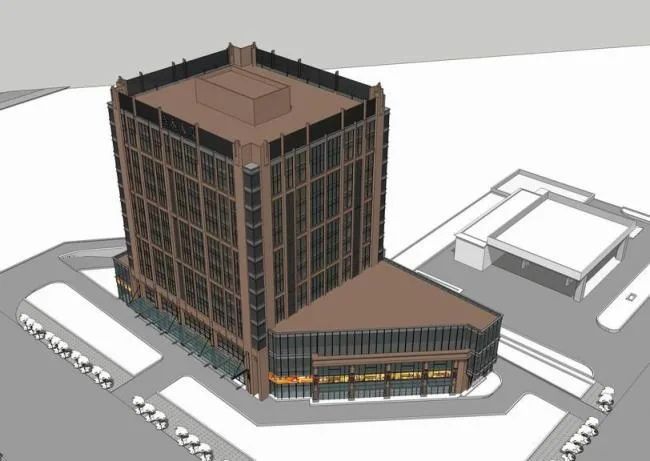 Sketchup Office Model | Multi story Office Building, Neoclassical Style