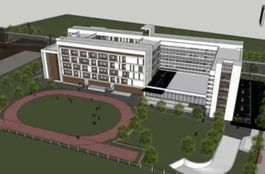Modern Multi-Story School Campus Design in SketchUp-BIM WORLD