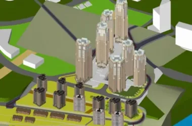 Modern High-Rise Residential Architecture | SketchUp Model of a Contemporary Apartment Building-BIM WORLD