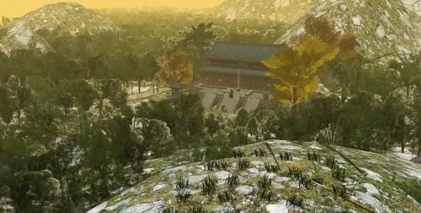 SketchUp Model of a Multi-Story Ancient Chinese Buddhist Temple