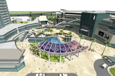 SketchUp Complex Model: Multi-Story Mixed-Use Development with High-Rise Residential and Ground-Level Retail in Modern Style-BIM WORLD