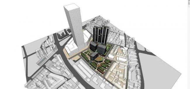 Sketchup Business Model | High rise Mansion, Modern Style