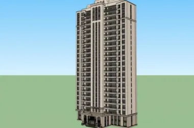 SketchUp Residential Models: High-Rise and Neoclassical Building Designs-BIM WORLD