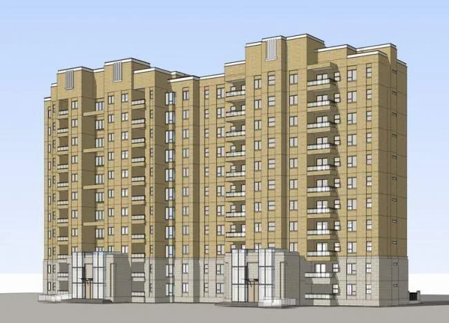 Modern Mid-to-High Rise Residential Architecture in SketchUp