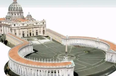 SketchUp Cultural Model: Multi-Story Classical Church Architecture and Religious Design-BIM WORLD