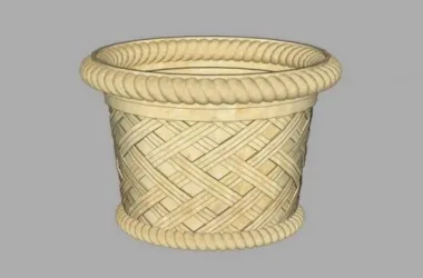 SketchUp Material Model: European-Style Flowerpot, Flower Bowl, and Landscape Sculpture Components-BIM WORLD