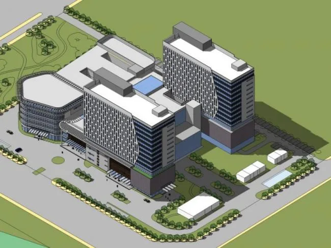 Sketchup Hospital Model | Multi story Hospital, Medical Building, Modern Style
