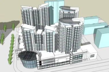 Modern High-Rise Hotel Model in SketchUp-BIM WORLD