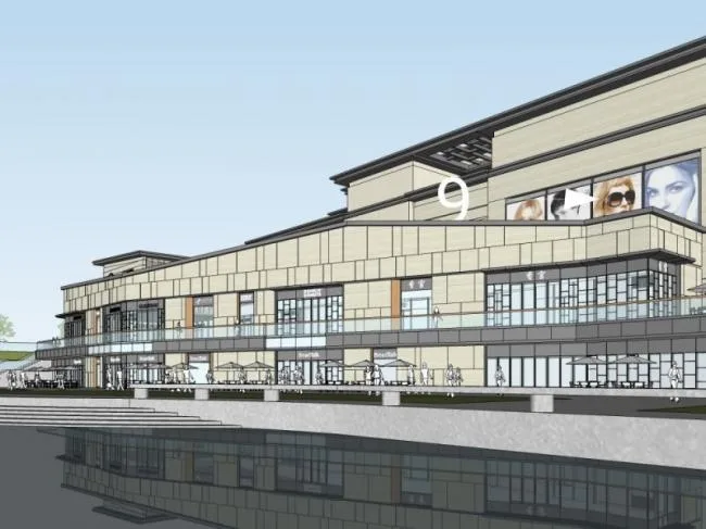 Sketchup Complex Model | Multi story Commercial Complex, Modern Style