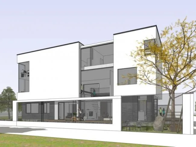 Sketchup Villa Model | Solo Villa, Modern Style