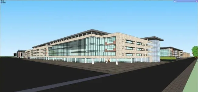 Sketchu Industrial Factory | Multi story Industrial Park, Factory Industrial Architecture, Modern Style