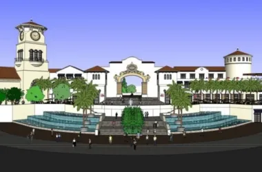 SketchUp Business Model: Multi-Story Tuscan-Style Commercial Club-BIM WORLD