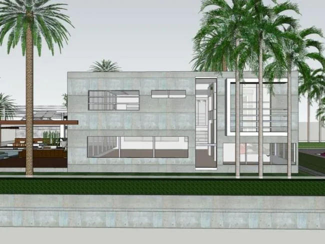 Sketchup Hotel Model | Low rise Hotel, Modern Style