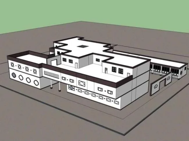 Sketchup Hospital Model | Multi story Hospital, Medical Building, Modern Chinese Style