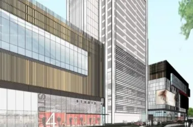 SketchUp Model of a Modern Super High-Rise Commercial and Office Complex-BIM WORLD
