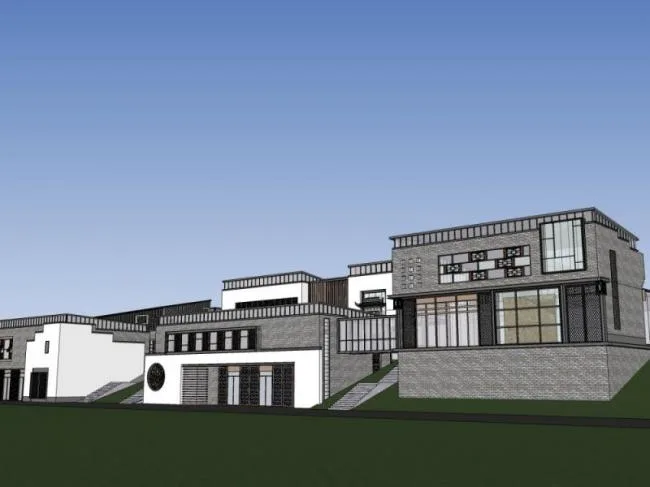 Sketchup Business Model | Wedding Base, Modern Chinese Style