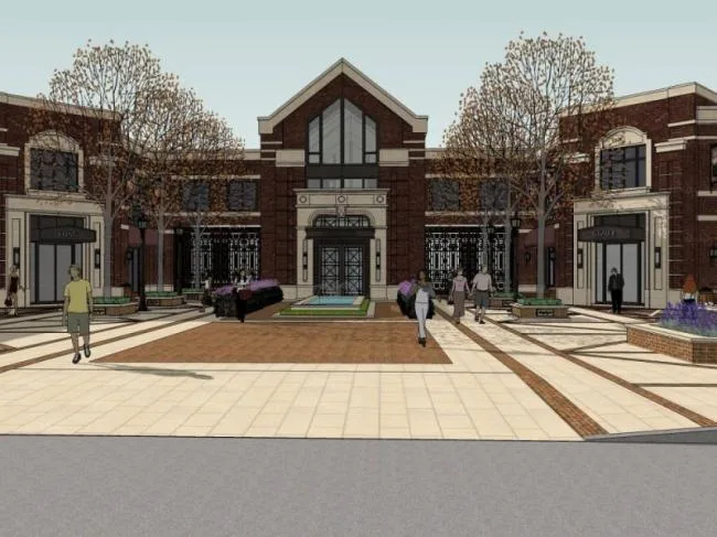 Sketchup Business Model | Low Level Clubhouse, European Style