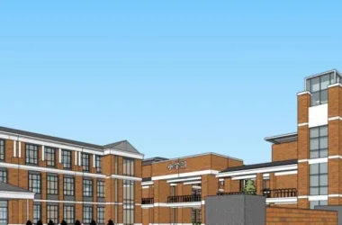 SketchUp School Model: Multi-Story Classical Campus Architecture-BIM WORLD