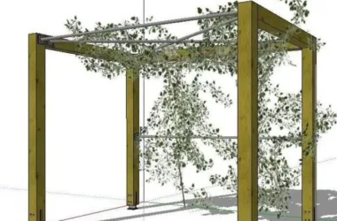 SketchUp Material Models: Landscape Flower Frame Components-BIM WORLD