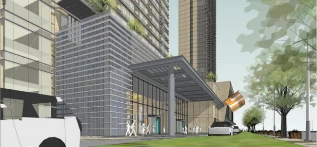 Sketchup Hotel Model | High rise Hotel, Modern Style