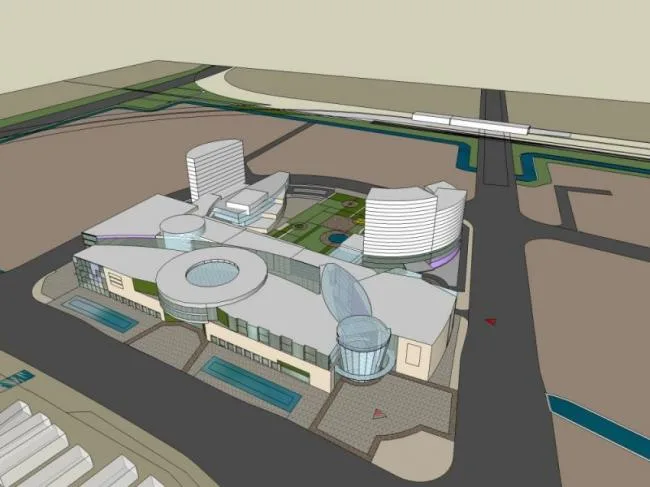 Sketchup Hotel Model | Multi story Hotel, Modern Style