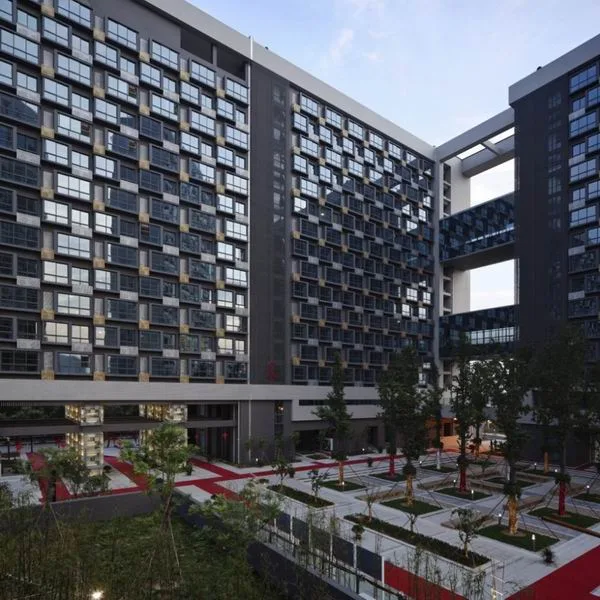 Sketchup Business Model | High rise apartment residences, modern style