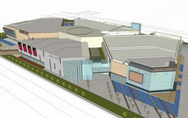 Sketchup Complex Model | Multi story Commercial Complex, Modern Style