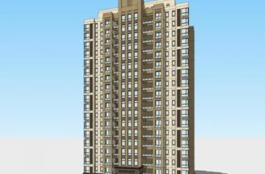 SketchUp Residential Models: High-Rise Neoclassical Apartment Buildings-BIM WORLD