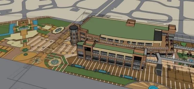 SketchUp Business Model: Designing a Modern Multi-Story Commercial Building