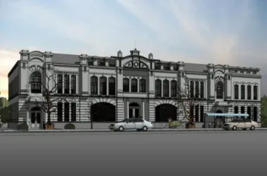 Multi-Story Classical Elementary School Model | Educational Campus Architecture in SketchUp-BIM WORLD
