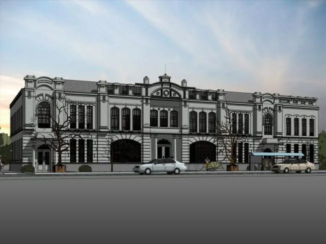 Multi-Story Classical Elementary School Model | Educational Campus Architecture in SketchUp
