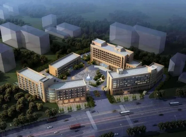 Modern Multi-Story Hospital Model in SketchUp | Contemporary Medical Architecture Design