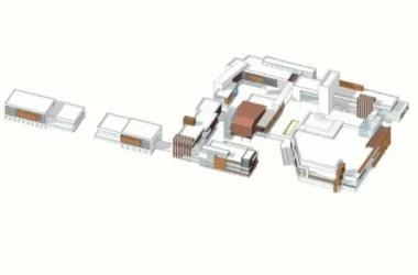 SketchUp Business Model: Modern Multi-Story Commercial Street Design-BIM WORLD