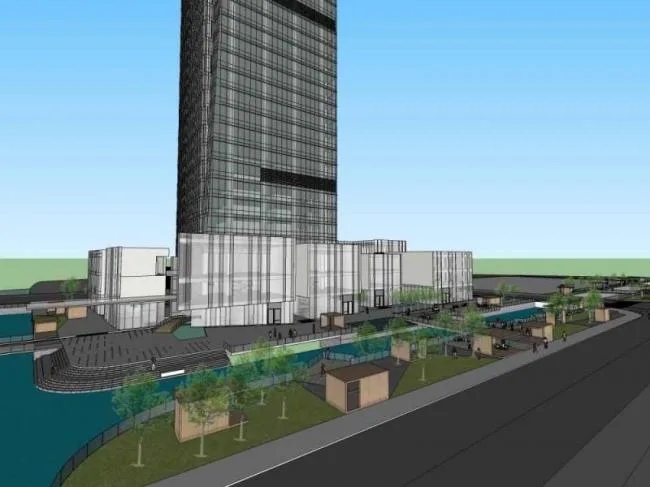 Sketchup Office Model | Super High rise Office Building, Office Building, Modern Style