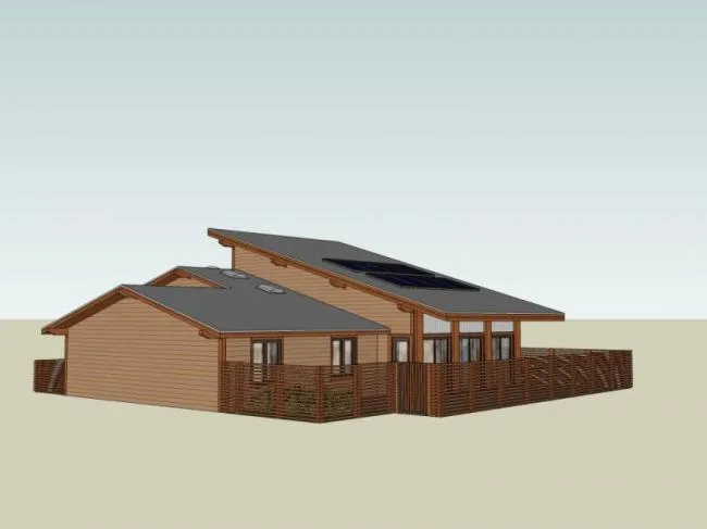 Sketchup Villa Model | Solo Villa, Modern Style