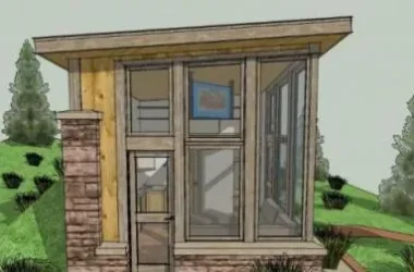 Modern Low-Rise Residential Model in SketchUp-BIM WORLD