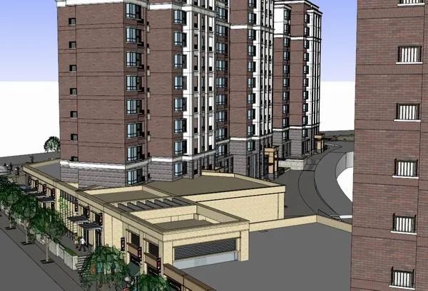 Sketchup Residential Model | Multi story Residence, Classical Style