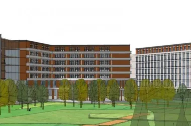 Modern Multi-Story Hotel Model in SketchUp-BIM WORLD