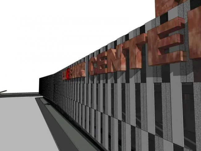Sketchup Complex Model | Multi story Commercial Complex, Office, Hotel, Modern Style