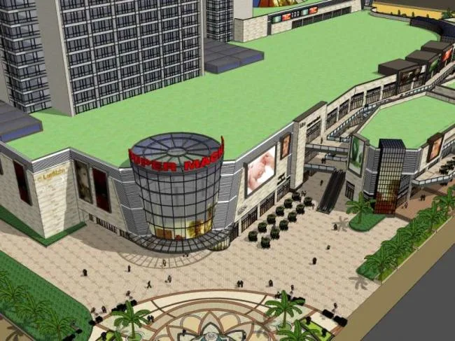 Sketchup Complex Model | Multi story Commercial Complex, Residential, Office, Hotel, Classical Style
