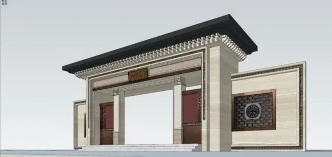 Sketchup Sketch Model | Door Head, Modern Style, Sketch, Door