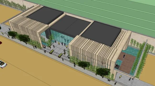 Sketchup Business Model | Beijing Luxury Mansion Project, Wanliu Academy Sales Office, Clubhouse, Modern Style