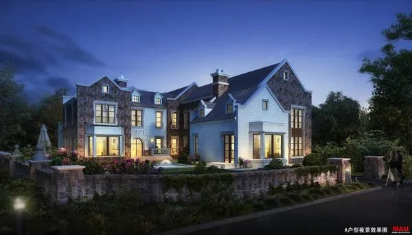 Sketchup Villa Model | Villa Cluster, Classical Style