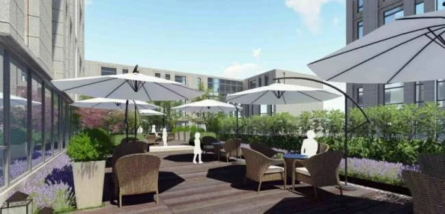 Sketchup Landscape Model | Roof Garden Landscape, Modern Style