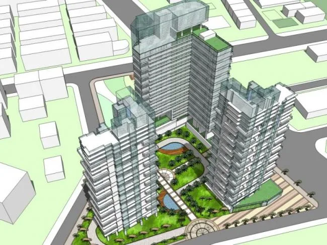 Sketchup Complex Model | High rise Complex, Modern Style
